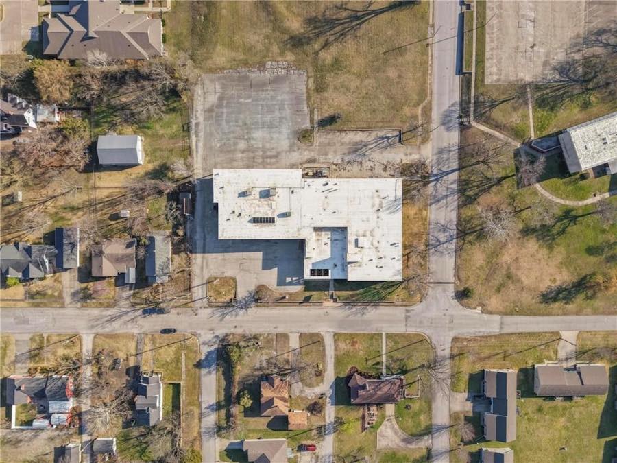Top-down view of the 1.72-acre site